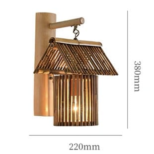 Art Bamboo Wall Lamp