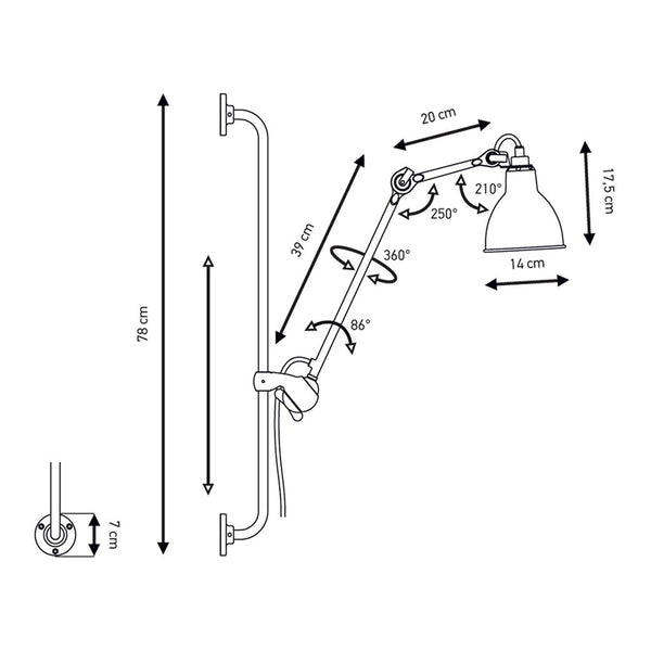 Lampada da soffitto Lampe Gras