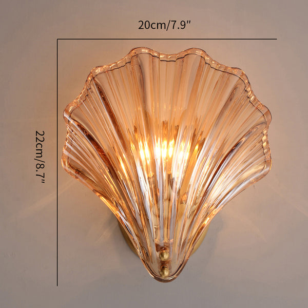 Aplique de pared Shell 20 Shell wall light