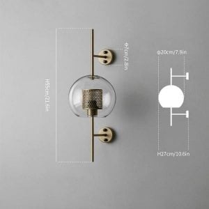 Chiswick Glass Wall Light