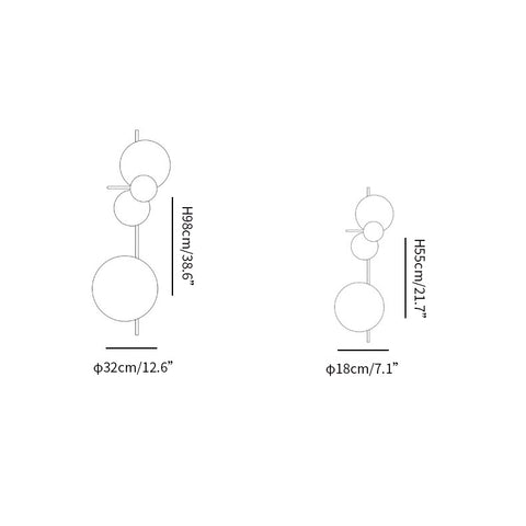 Lámpara de pared Planet 25 Planet Wall Lamp