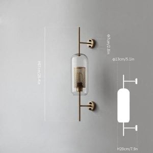 Chiswick Glass Wall Light