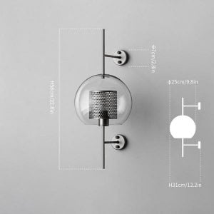 Chiswick Glass Wall Light