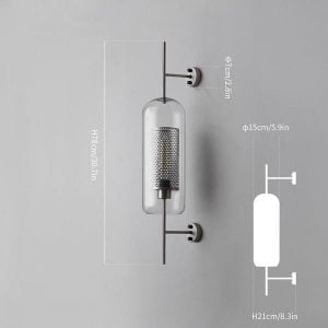 Chiswick Glass Wall Light